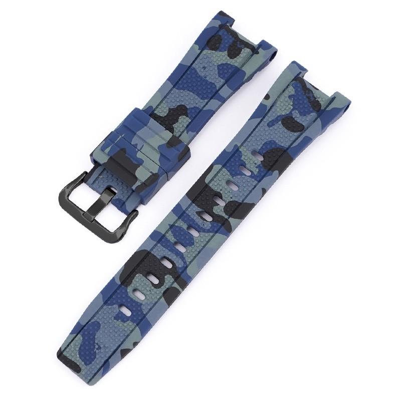 Resin Strap Casio GST-W120/130L/S310/410 Camouflage Watch Band Replacement Accessories