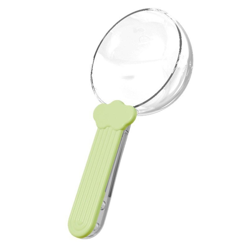 Large Capacity Pet Food Spoon Multi-functional Cat Food Measuring Spoon Food Bag Clip Travel зелёный