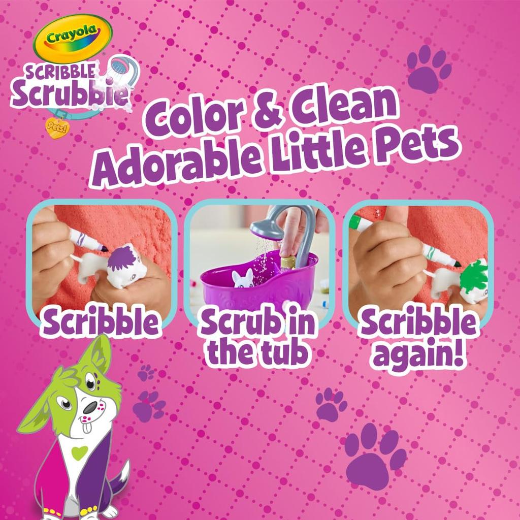 Crayola Colorful My Pet Drawing Bathroom Care Set 747442 (Authentic)