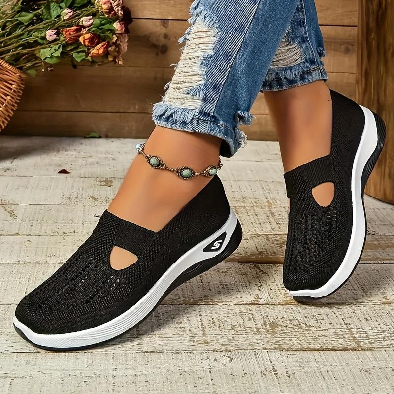 Damen Sneakers Atmungsaktive Wanderschuhe für Frühling und Herbst Freizeitschuhe Outdoor Flache Schuhe