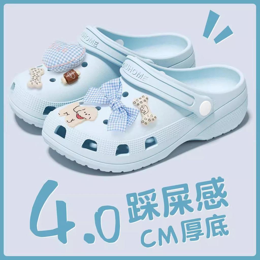Lidani 2025 Kids' Anti-Slip Closed-Toe Crocs-Style Sandals