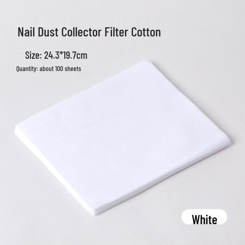 Universal Cuttable Nail Dust Filter Pad for Vacuum Cleaner