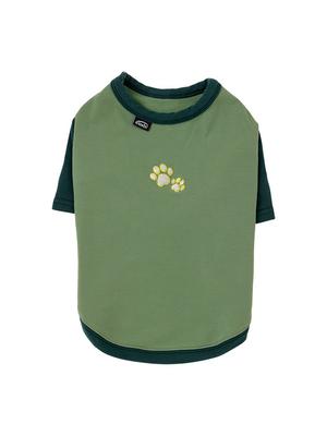 [PET] RING TEE-MELON/KHAKI