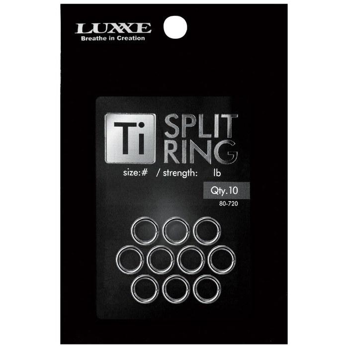 Gamakatsu Lugze Ti Split Ring #3 80-720 Titanium