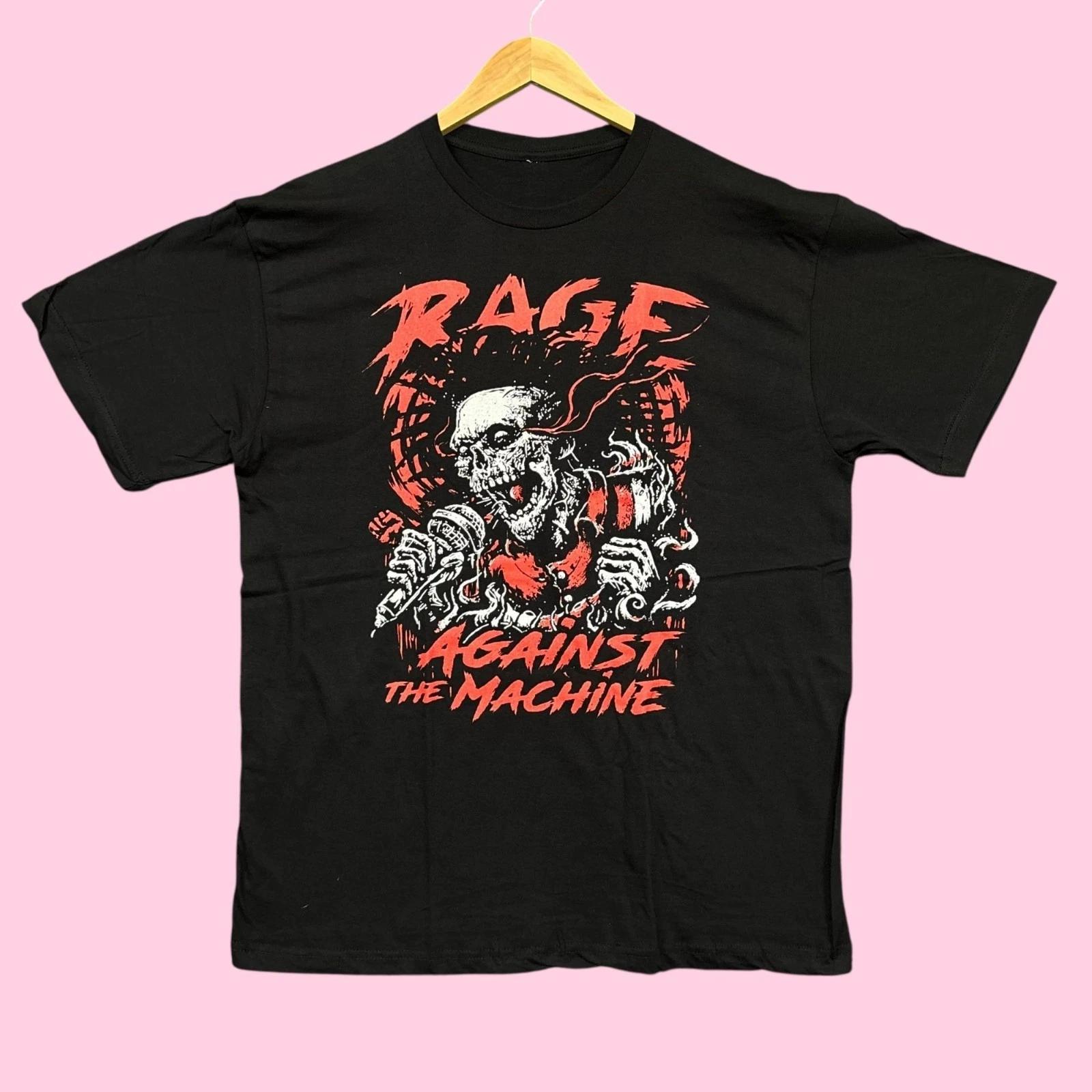 Rage Against the Machine Tour Poster Heavy Metal Band Tee L S