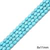Synthetic Blue Turquoise Round Loose Beads for DIY Jewelry Accessories - Bracelets, Necklaces, Pendants