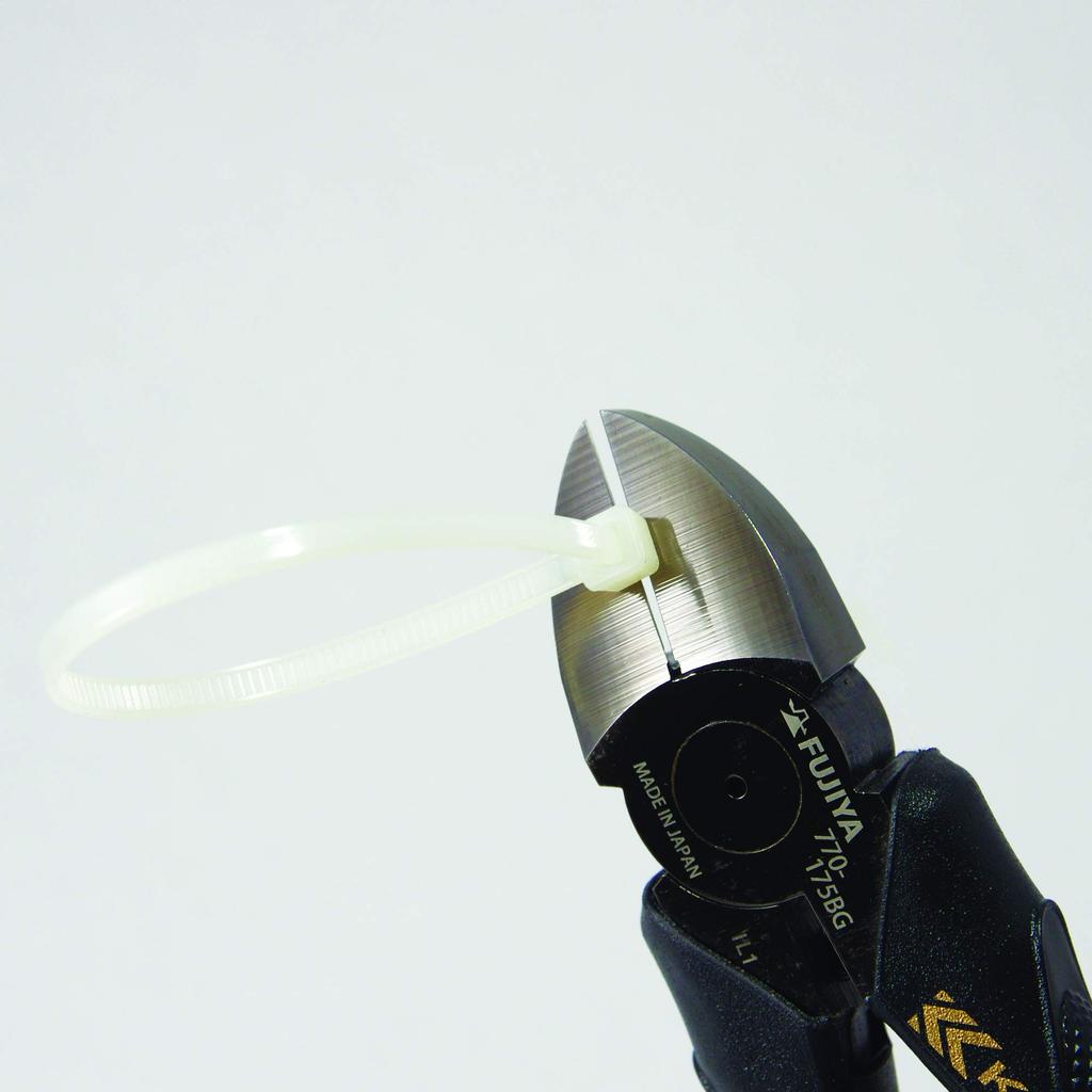 Fujiya Electrician's Heavy-Duty Nipper 770-175BG 175mm Black-Gold, Micro Mirror Blade for Easy Insulated Wire Cutting & Clean Cuts