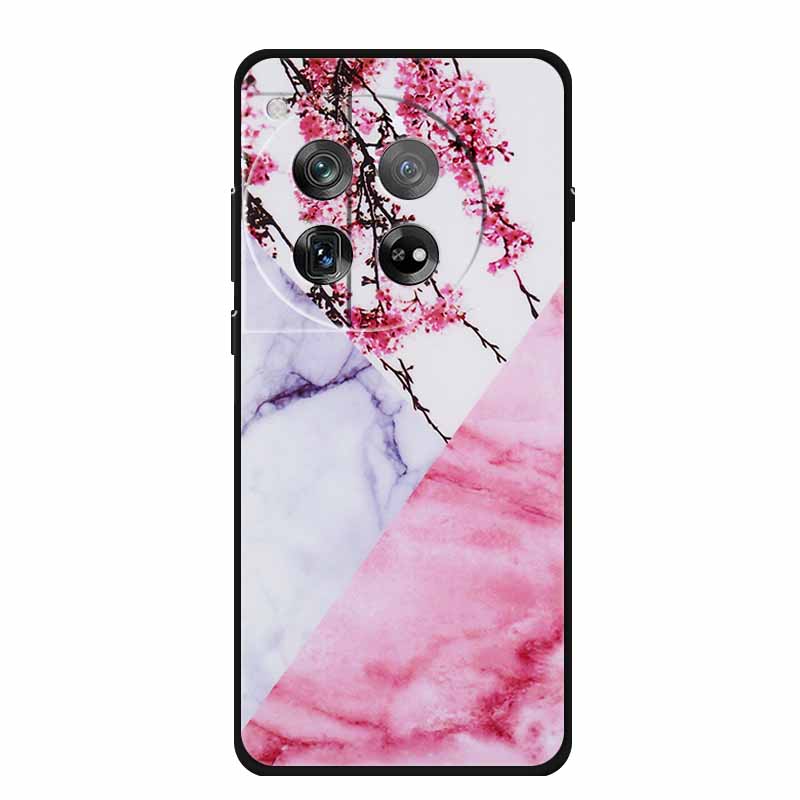 Marble Shell For OnePlus Ace 3 3 Pro Case Luxury Protector Soft Silicone Phone Cover for OnePlus 12R 12 R Colourful Black Fundas