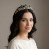 Water Drop Shape Bridal Crown Zinc Zinc Alloy Diadem Headwear Decorations Headband Wedding Tiaras  Birthday