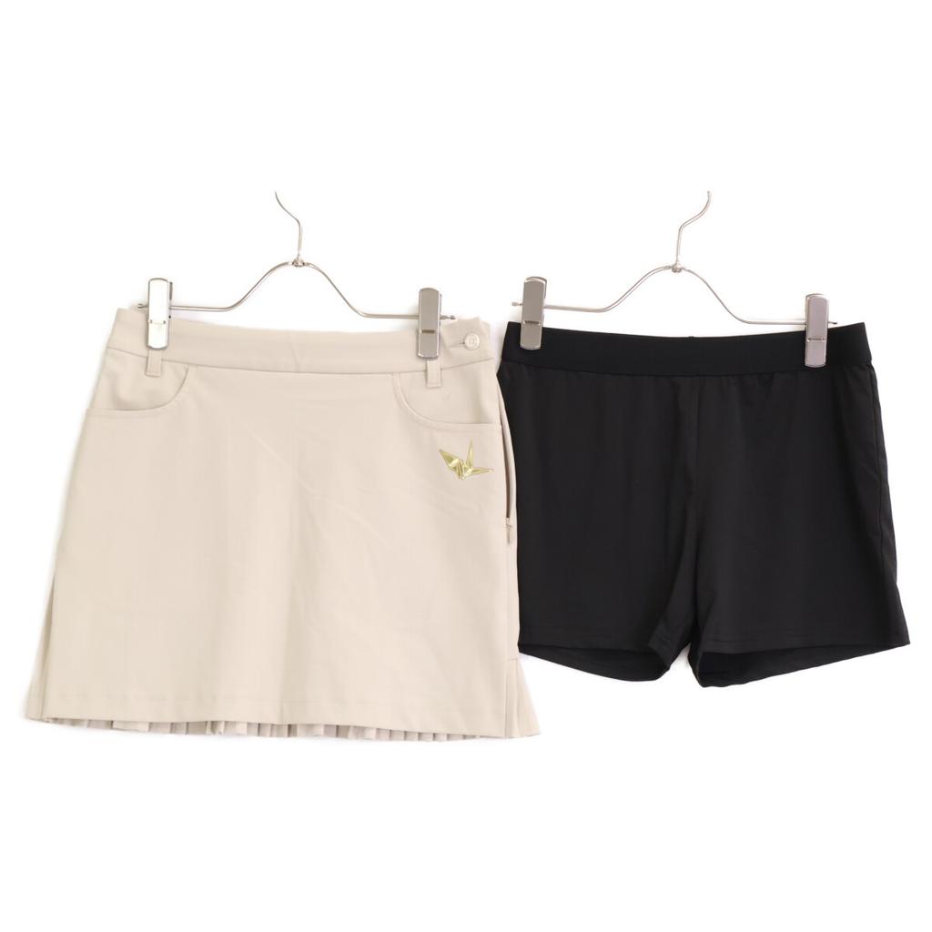 1piu1uguale3 [GOLF] GSP018 Beige Pleated Mini Skirt Skirt 2 beigeUsed