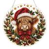 Acrylic Shape Christmas Hanging Ornaments, 2D Flat Decoration for Tree, Home, Party