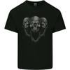 Three Skulls With Chains Heavy Metal Rock Music Kids T-shirt Boys Girls