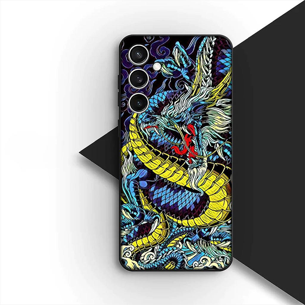 Japan Samurai Skeleton Ninja Dragon Phone Case for Apple iPhone 12 13 Pro Max Mini ProMax X XR Air XS 12Pro 13Pro Cover