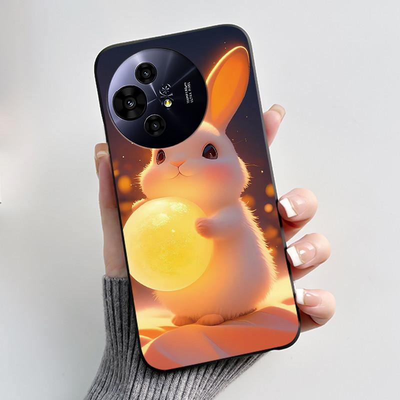 Hülle für TCL 50 NxtPaper 5G / 50 Pro NxtPaper 5G Hülle Luxus Drache Süß Cool Jungen Mädchen Schwarz Matt Weiches Silikon Rückabdeckung
