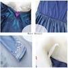 Princess Dress Elsa Luxury Frozen Elsa Disney Gift Snow Queen [Formemory] Kids' Costume, Dress, Set, Dress, Girls' Princess-Style Dress, Kids'