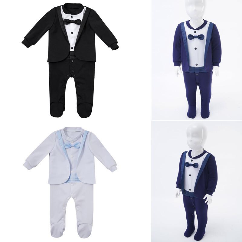 Recién nacido bebé niños ropa establecer bebé caballero body formal bebé  esmoquin mono comprar a buen precio — entrega gratuita, reseñas reales con  fotos — Joom