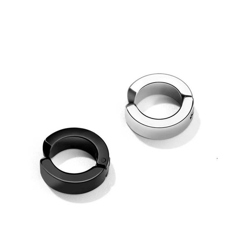 Titanium Steel Ear Bar with No Ear Hole for Men, Painless and No Piercing Required, Titanium Steel Ear Bone Clip Earrings