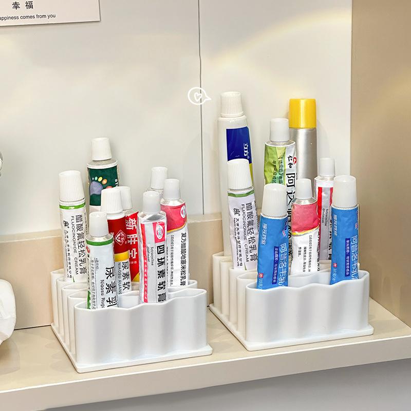 1Pc Creative Wavy Brush Holder Durable Desktop Pen Holder Organizer Pencil Paint Brushes Storage Basket Art Supplies Stationery