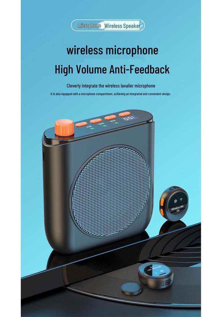 J98 Wireless Bee Amplifier: High Volume, Clear Sound, No Distortion - Ideal for Teachers