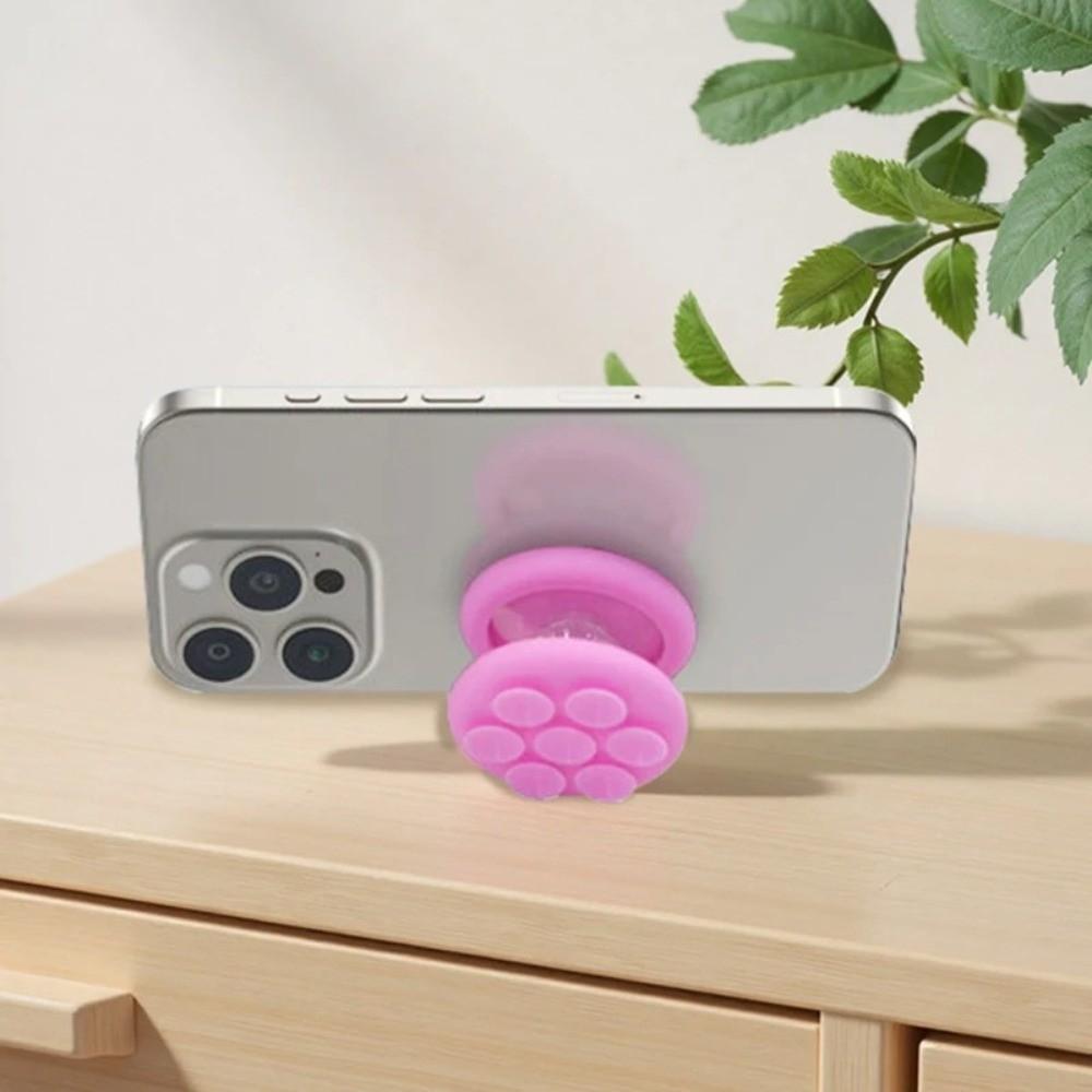 Round Suction Cup Phone Holder Suction Pad Cellphone Grip Stand Finger Ring Holder Stand Grip for Phone Pocker Socket Grip Phone