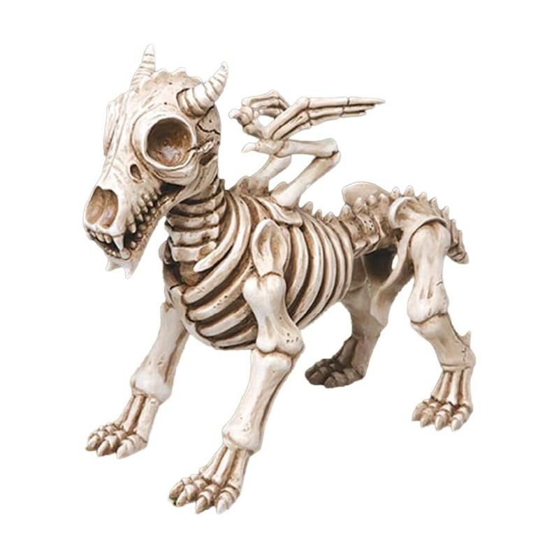 

Статуэтка Гнома-Скелета Смола Садовая Скульптура Дворовое Искусство Домашний Декор Полка Dog