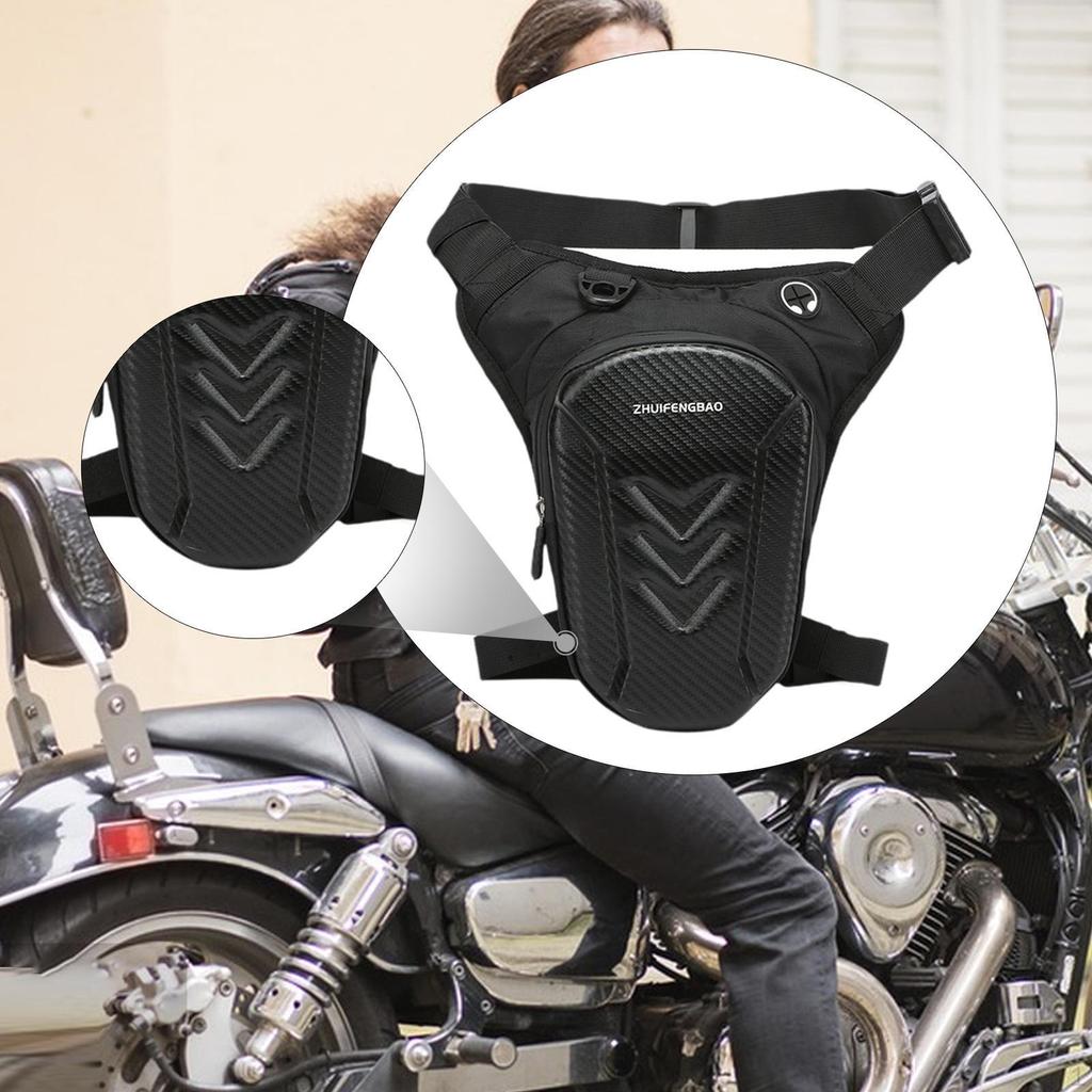 Motorcycle Leg Bag Drop Bags Gear Pouch Multi Pocket Phone Storage Waist Thigh Packs for