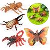 Mini Insect Model Set: Ant, Butterfly, Stag Beetle & Scorpion Toy for Kids