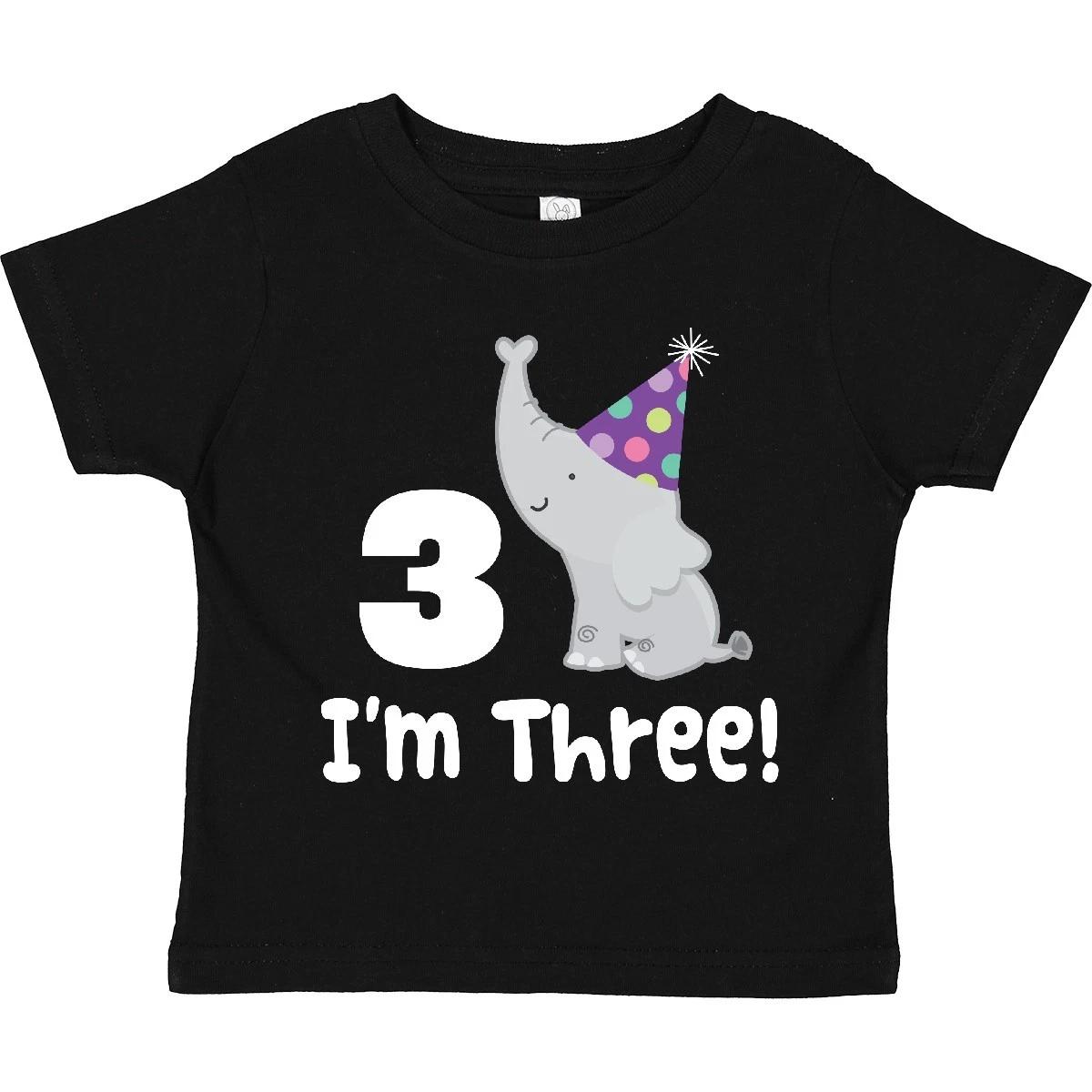 

Inktastic 3rd Birthday Zoo Elephant Childs Toddler kids boys T-Shirt Three 3 Year Old Boys 160