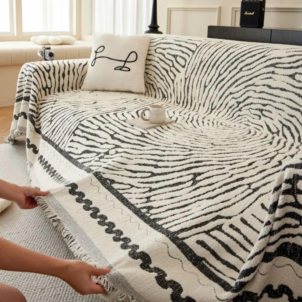 Travel Rug Sofa Mat  Nordic Double-sided Availability Soft Sofa Towel Blankets Outdoor Camping Picnic Blanket Leisure Towel