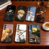 Anime A-Attack On Titan A-Armin Arlert Phone Case Black Silicone Soft For Samsung Galaxy A73,A72,A71,A70,A53,A52,A51