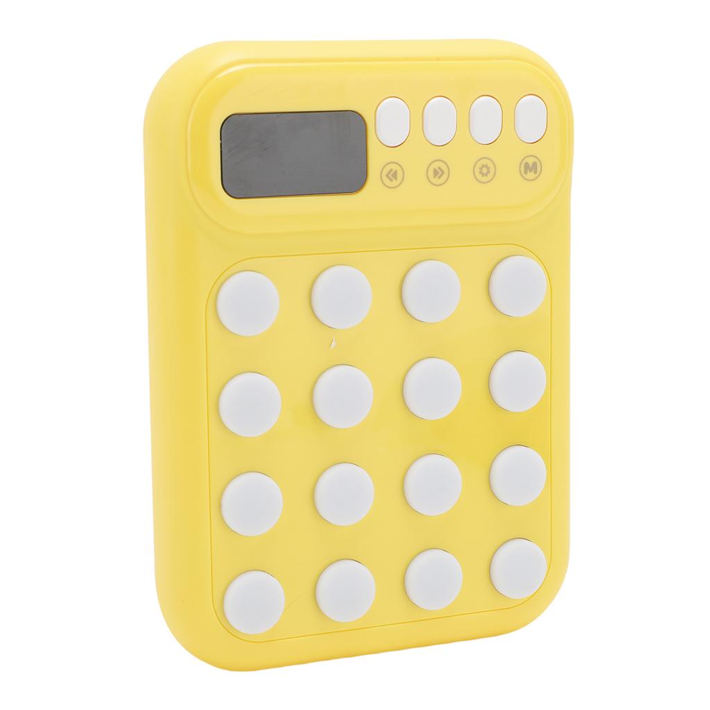 Handheld Game for Kids Electronic Brain Teasers Puzzle Memory Game for Kids Concentration Training Yellow