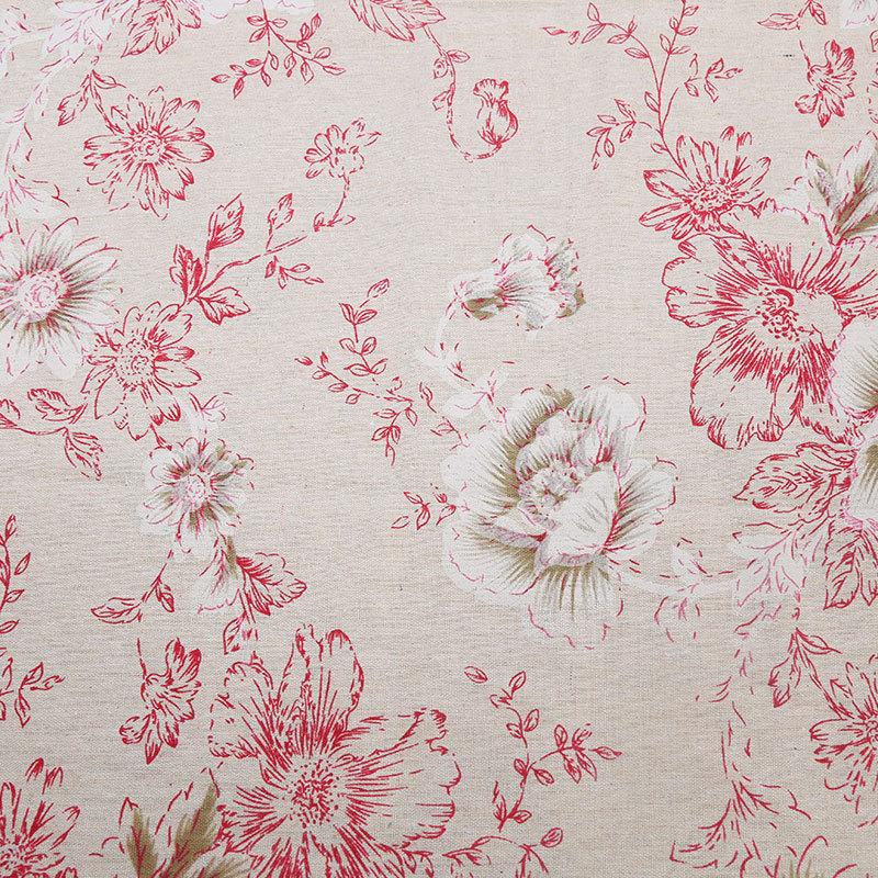 150x50cm Cotton Linen Blue Retro Orchid Fabrics Rural and Pastoral Style Handmade Curtains Handbags Handmade DIY Home Decoration