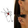 Unique Spiders Ear Cuff Not Piercing Earrings Fashionable Ear Clip Halloween Jewelry Suitable for Various Styles