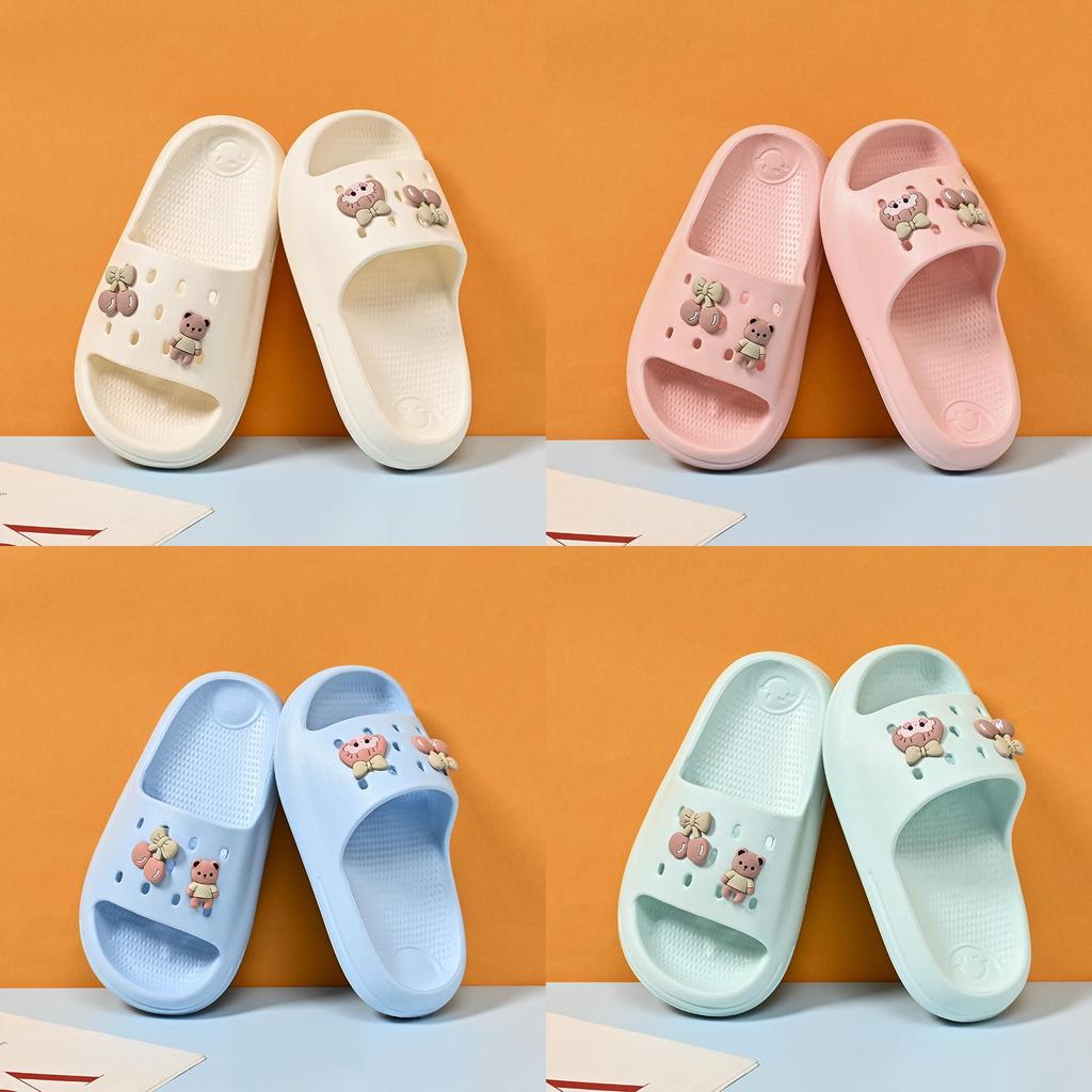 Summer Charming Girls House Slippers Soft And Comfortable Eva Slide Sandals Kids For