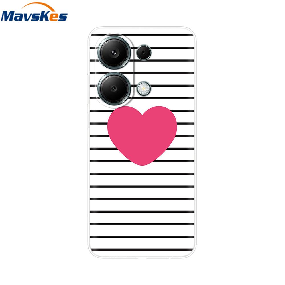 For Poco M6 Pro Case For Xiaomi Poco M6 Pro 4G Cover Fundas Coque Camera Protector Soft Silicone Phone Back Case For Poco M6 Pro
