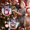 Elegant Window Pendant Round Xmas Tree Pendant Home Decorations Christmas Hanging Pendant  Holiday