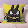 Anime Cute Ranma P Chan Ryogas pig   Maple Design Cushion Cover Happy Autumn Harvest decor Holiday Decorati Pillow Cover