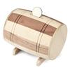 1Pc Wooden Money Box Piggy Bank Money Box Savings Wine Barrel Wood Piggy Bank