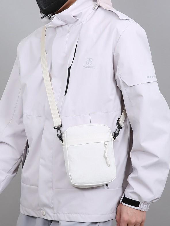 Men's Trendy Wear-Resistant Outdoor Sports Crossbody Phone Bag - Lightweight & Casual