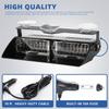 Police LED Lights 16Led Warning Light Car Dash Windshield Emergency Hazard Flash Strobe Light Beacon Lamp