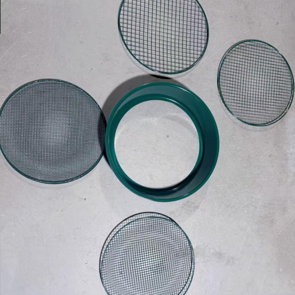 1aet Iron Sieve Garden Tools 3/6/9/12mm Replaceable Screen Sediment Screen Three Aperture Metal Screen Agricultural Tools Kits