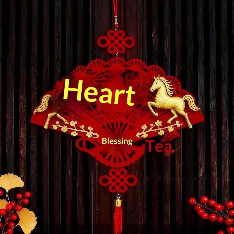 Horse Year 2026 Vietnamese Festive Ornaments, Spring Festival Tet Decor, New Year Wall Hanging Pendants Atmosphere.