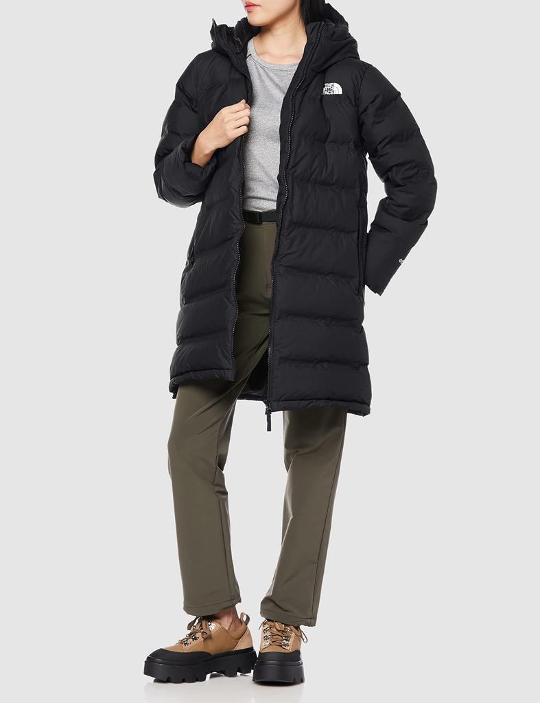 North Maternity Down Baby Cover L [The Face] Coat, Women's, Waterproof, Photoelectric, Thermal, Connection, Black,