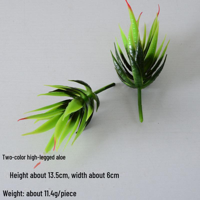 Mini Flocking Artificial Succulent Bonsai for DIY Wall Decor