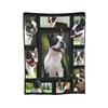 Boston Terrier Blanket Soft Cozy Boston Terrier Cute Puppy Dog Throw Blanket for Kids Girls Women Adults Boston Dog Lover Gifts