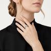 Factory Price New Trendy Designs 925 Sterling Silver VVS1 Moissanite Rings Pear Cut Gemstone Crown Shape Ring