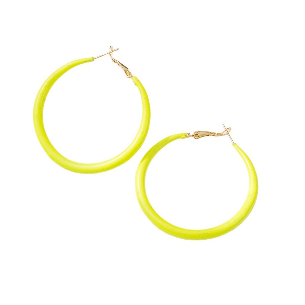 Fashionable Versatile Vacation Style Circle Earrings