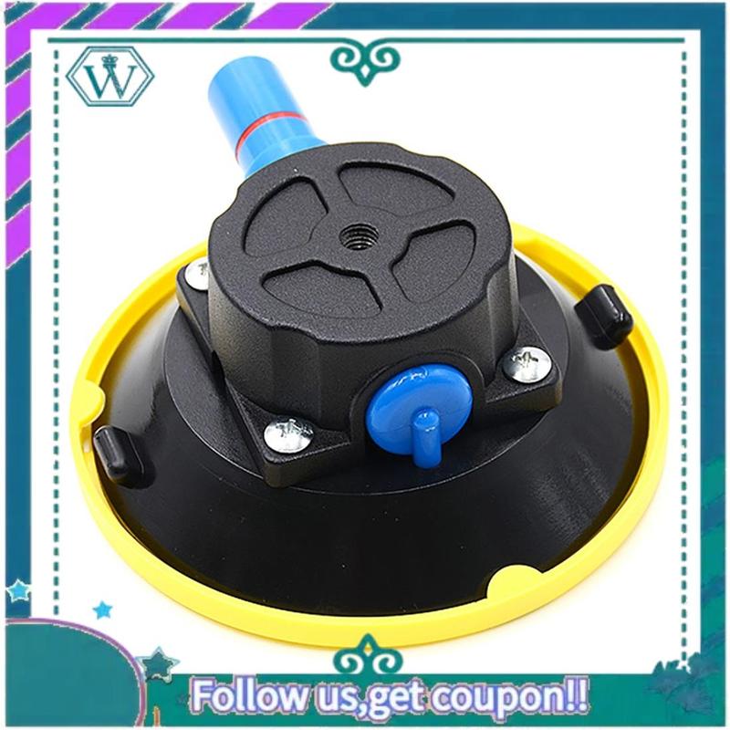 AA92-4.5Inch 125Mm Concave Vacuum Cup Heavy Duty Hand Pump Suction Cup With M6 Threaded Stud For Cars