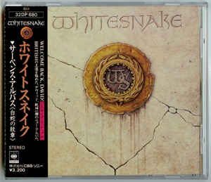 

CD WHITESNAKE - Whitesnake 32DP680 CBS/Sony 1987 Japan Rock Used