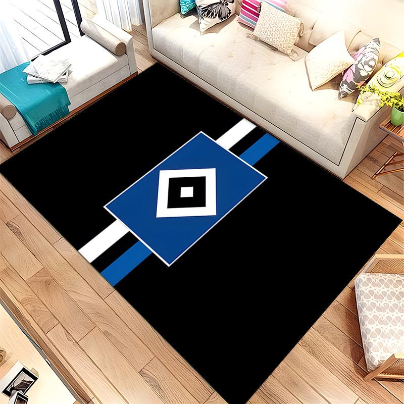 Hamburger SV (14) Rug Suitable For Living Rooms Bedrooms Computer Rooms Dining Areas And Placement Under Tables And Chairs Also An Ideal Choice For Of